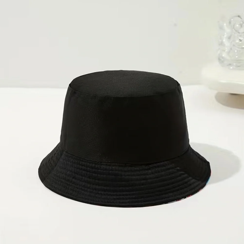 Unisex Trendy Sesame Street Cartoon Character Print Bucket Hat